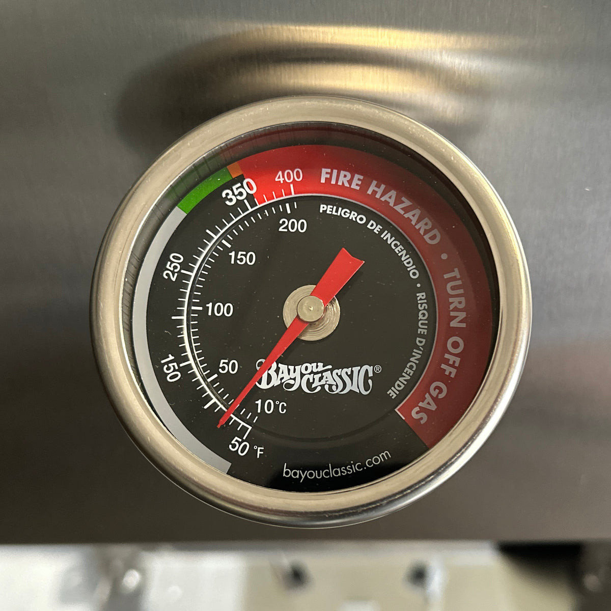 Close up image of Bayou Fryer Thermometer