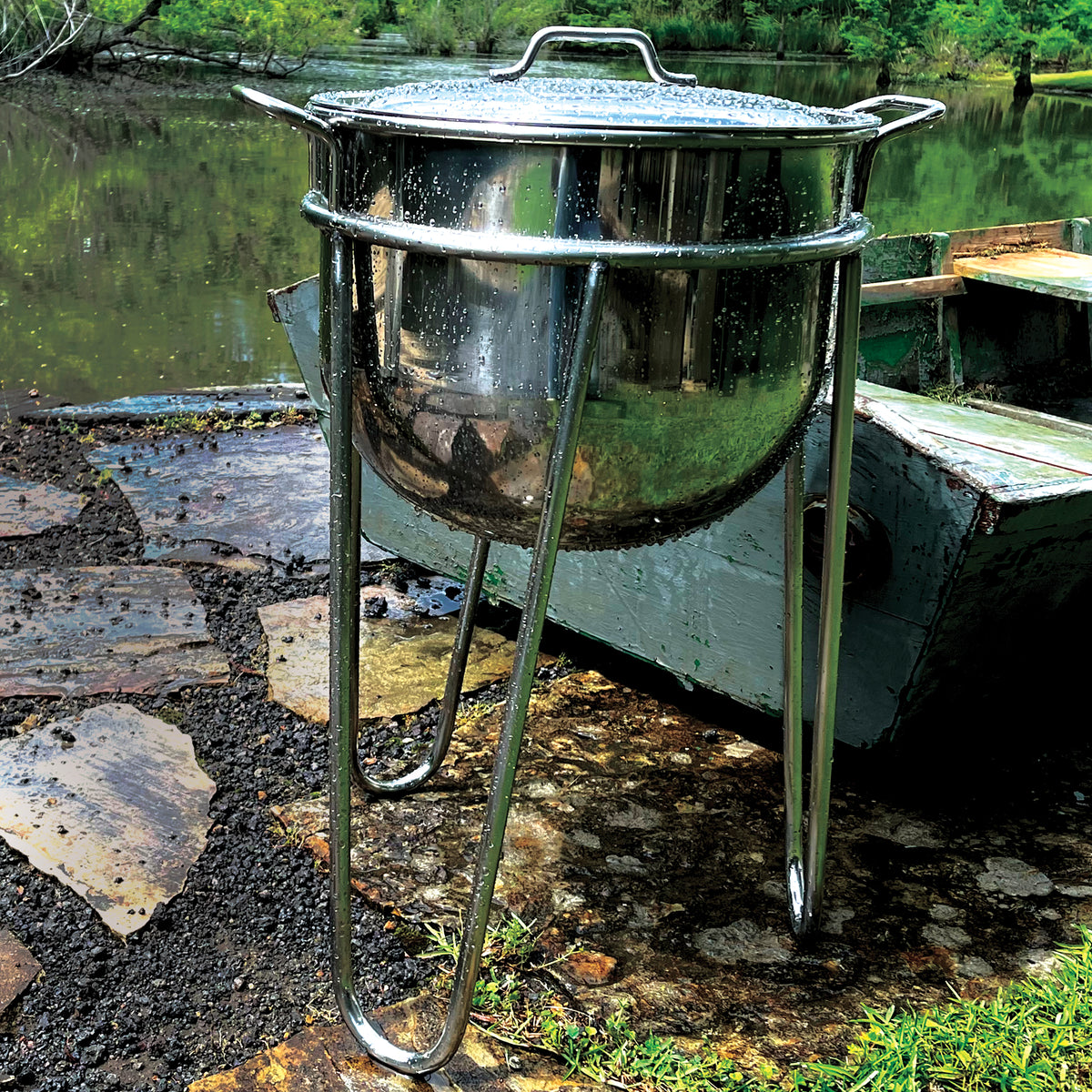 15-gal Stainless Kettle with Stand